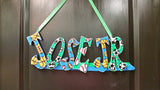 Theme Name Wall Hanging (6 Letters) - Little Bug Craftz