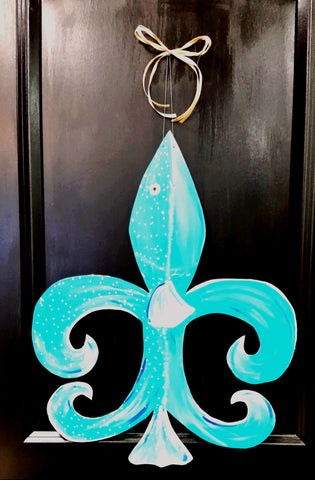 Fish Fleur-de-lis - Little Bug Craftz