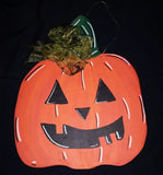 Pumpkin Wooden Door Hanger - Little Bug Craftz