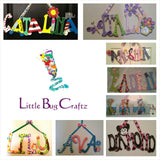 Theme Name Wall Hanging (6 Letters) - Little Bug Craftz