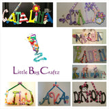 Theme Name Wall Hanging (3 Letters) - Little Bug Craftz