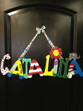 Theme Name Wall Hanging (6 Letters) - Little Bug Craftz